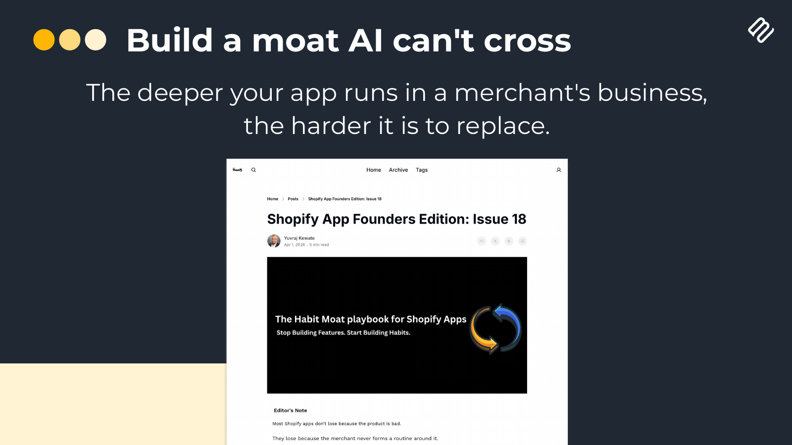 Slide 9 of An Outsider's Guide to Building Shopify Apps That Last
